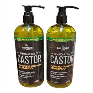 Hair‎ Chemist Limited Jamaican Black Castor Superior Growth Shampoo 2 Pack New